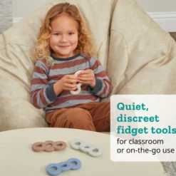 Really Good Stuff® Sensory Fidget Tactile Triple Infinity Loop - Set of 200