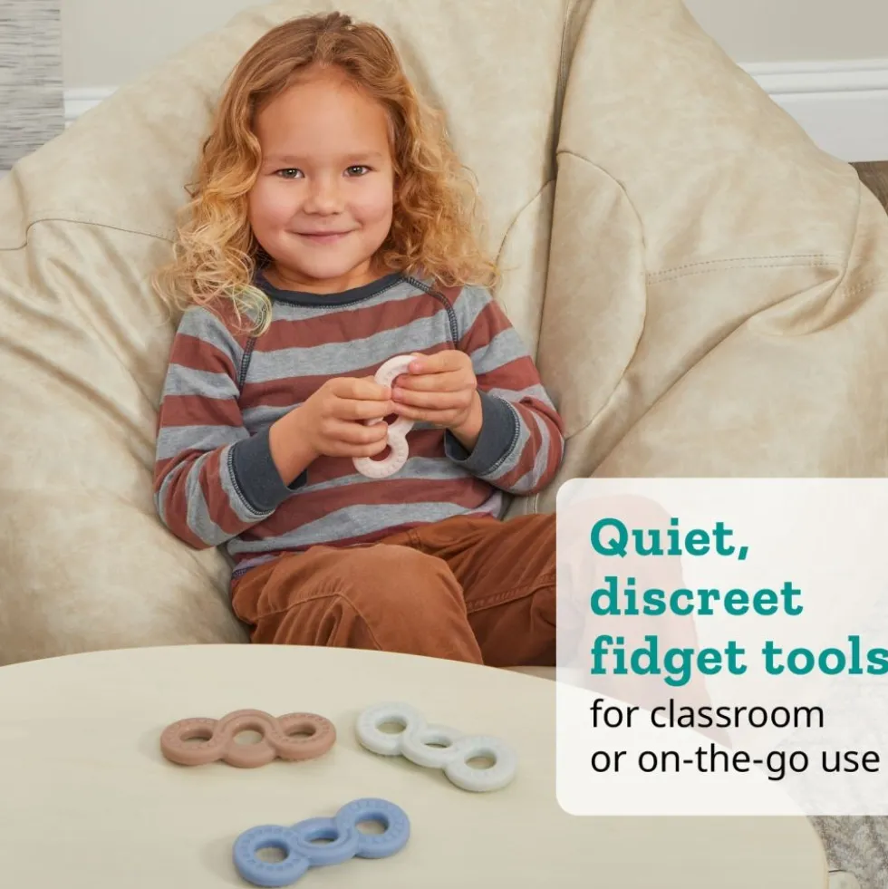 Really Good Stuff® Sensory Fidget Tactile Triple Infinity Loop - Set of 200