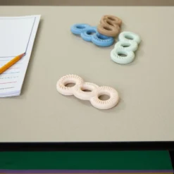 Really Good Stuff® Sensory Fidget Tactile Triple Infinity Loop - Set of 4