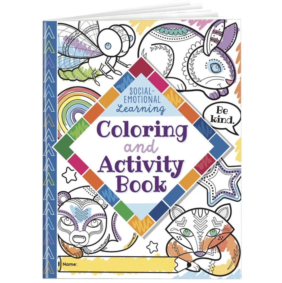Really Good Stuff® Social-Emotional Learning Coloring and Activity Book - Set of 12