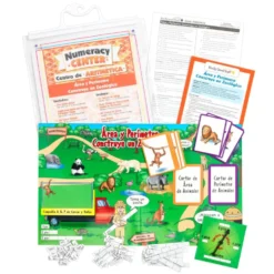 Really Good Stuff® Spanish Math Skills Numeracy Centers Grades 3-6 (Centros de Aritmetica)