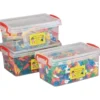 Really Good Stuff® Stackable Storage Tubs With Locking Lids, Medium
