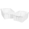 Really Good Stuff® Stacking Bins- 6 Pack - White