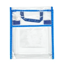 Really Good Stuff® Store More® Medium Clear Book Pouch Cool and Calm - 4 Pack