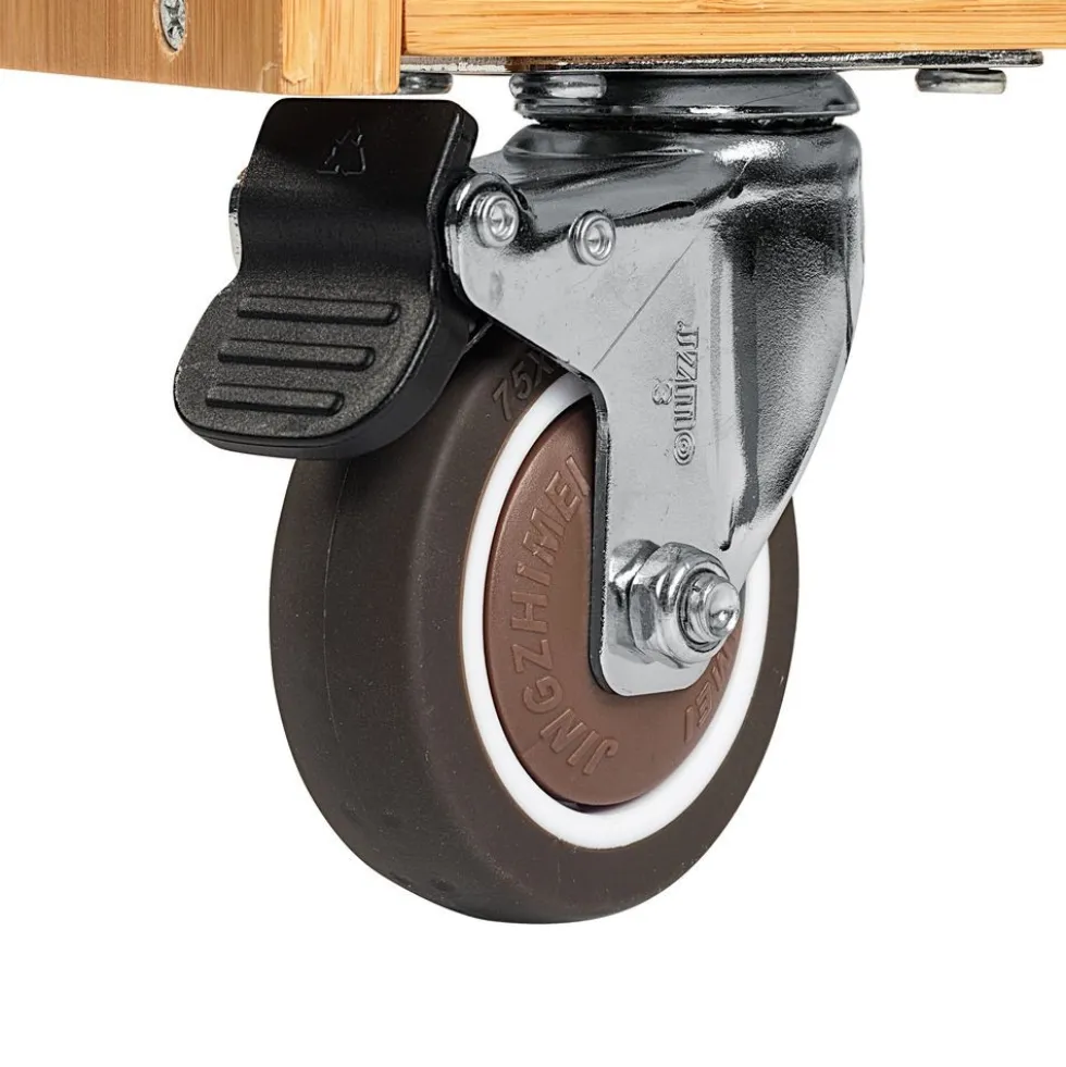 Really Good Stuff® Three Tier Shelf Storage with Pebble Durable Book & Binder Holders
