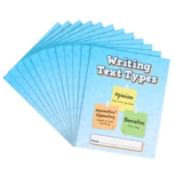 Really Good Stuff® Writing Text Types Folders - Primary, Tri-Fold, 3-Pocket - Set of 12