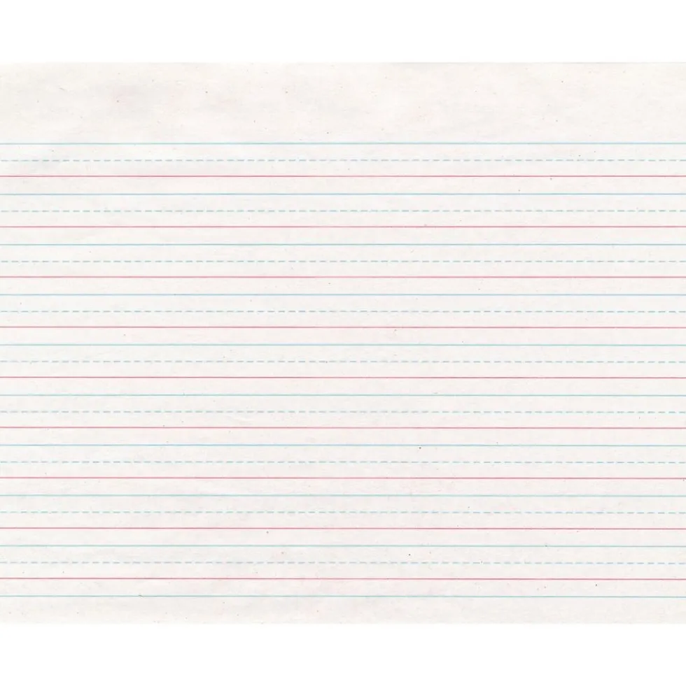 Red Baseline Newsprint - 500 Sheets