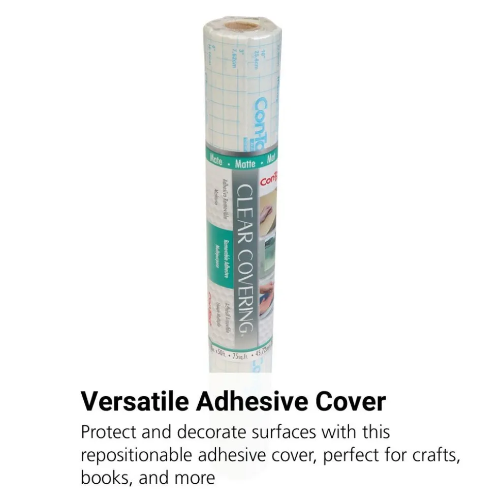 Repositionable Con-Tact® Cover, 18"W x 50 ft.L