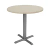 30" Round Cafe Bistro Table - Sand Drift/Silver