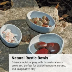 Rustic Bowls - Set of 3