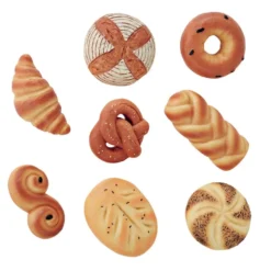 Sensory Outdoor Breads of The World Play Stones - Set of 8