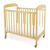 Serenity™ Adjustable Clear View Crib Natural