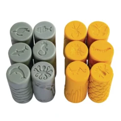 Set of Ocean Life and Garden Bug Stamper Rollers