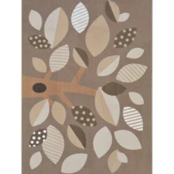Shady Grove™ 7'8" x 10'9" Area Rug in Color Neutral