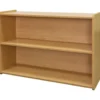 2-Shelf Storage Unit, 30"H - Maple/Maple, Assembled