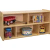 2-Shelf Storage Unit, 24"H - Maple/Maple, Assembly Required