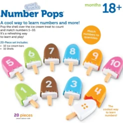 Smart Snacks® Number Pops - 10 pieces