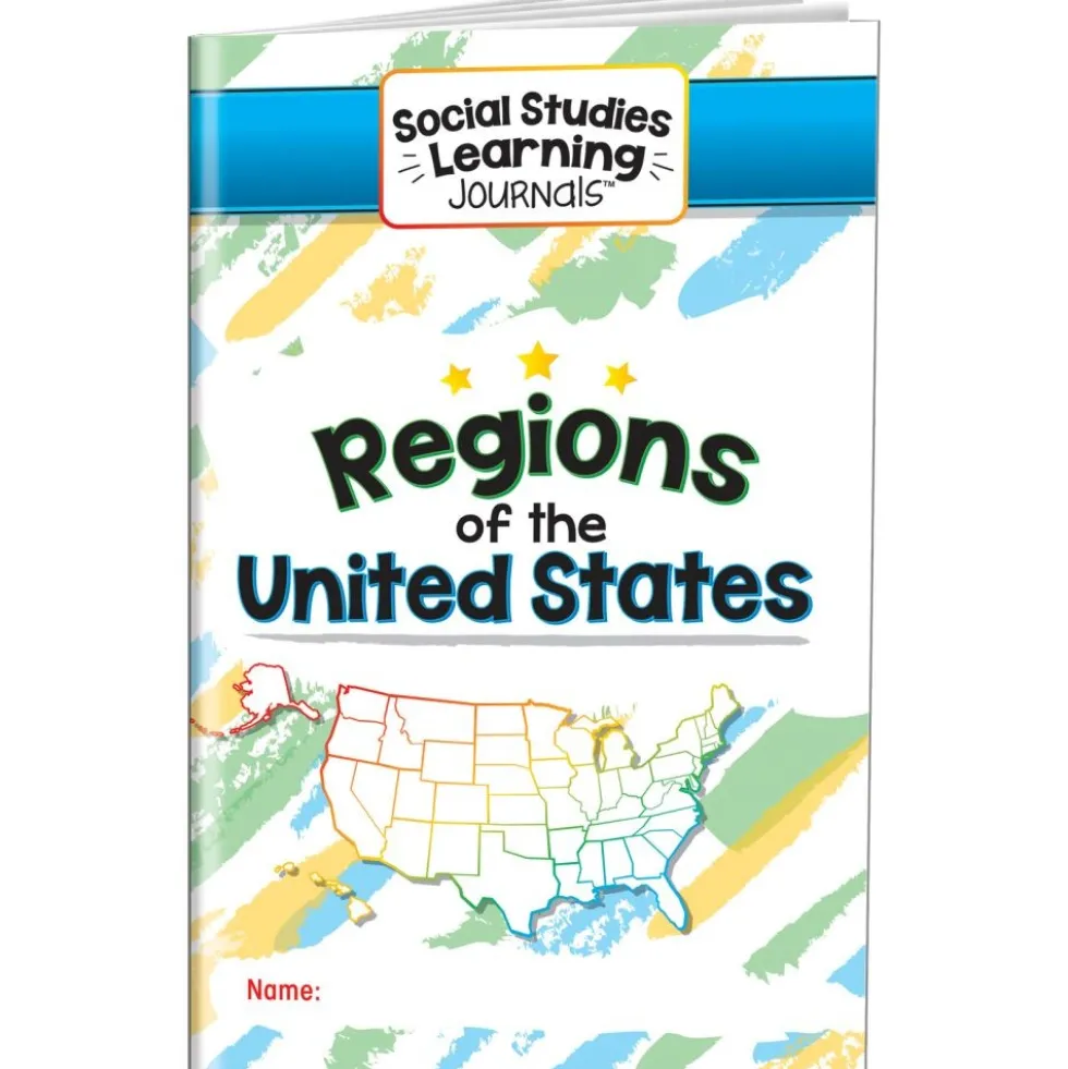 Social Studies Learning Journals™ - Regions Of The United States - 24 journals
