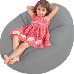 SoftScape Dew Drop Bean Bag - Gray
