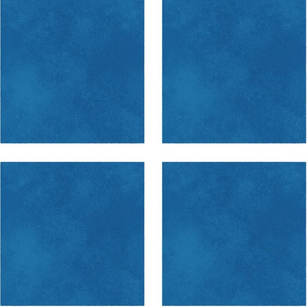 Sound Absorbing Square Wall Tiles, Large - Turquoise