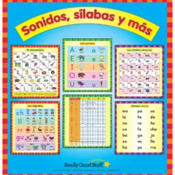 Spanish Sounds, Syllables, And More Flip Chart (Sonidos, sílabas y más) - 1 flip chart