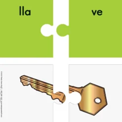 Spanish Syllable Puzzles - 1 Set