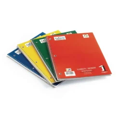 Spiral Notebook, 70 Sheets - Yellow