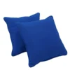 15" Square Indoor/Outdoor Pillow, 2 Pack - Blue