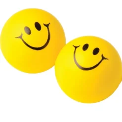 Squeeze Smiley Face Stress Balls - Set of 12