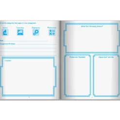 STEM Journals And Folders Kit - 12 folders, 12 journals
