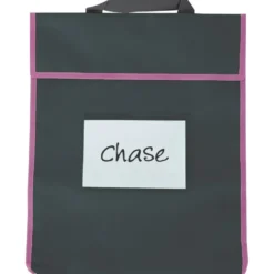 Store More® Large Book Pouches - Black With Neon Trim- Set of 36
