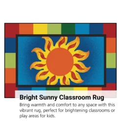 Sunny Day 4' x 6' Rectangle Kids Value Carpet