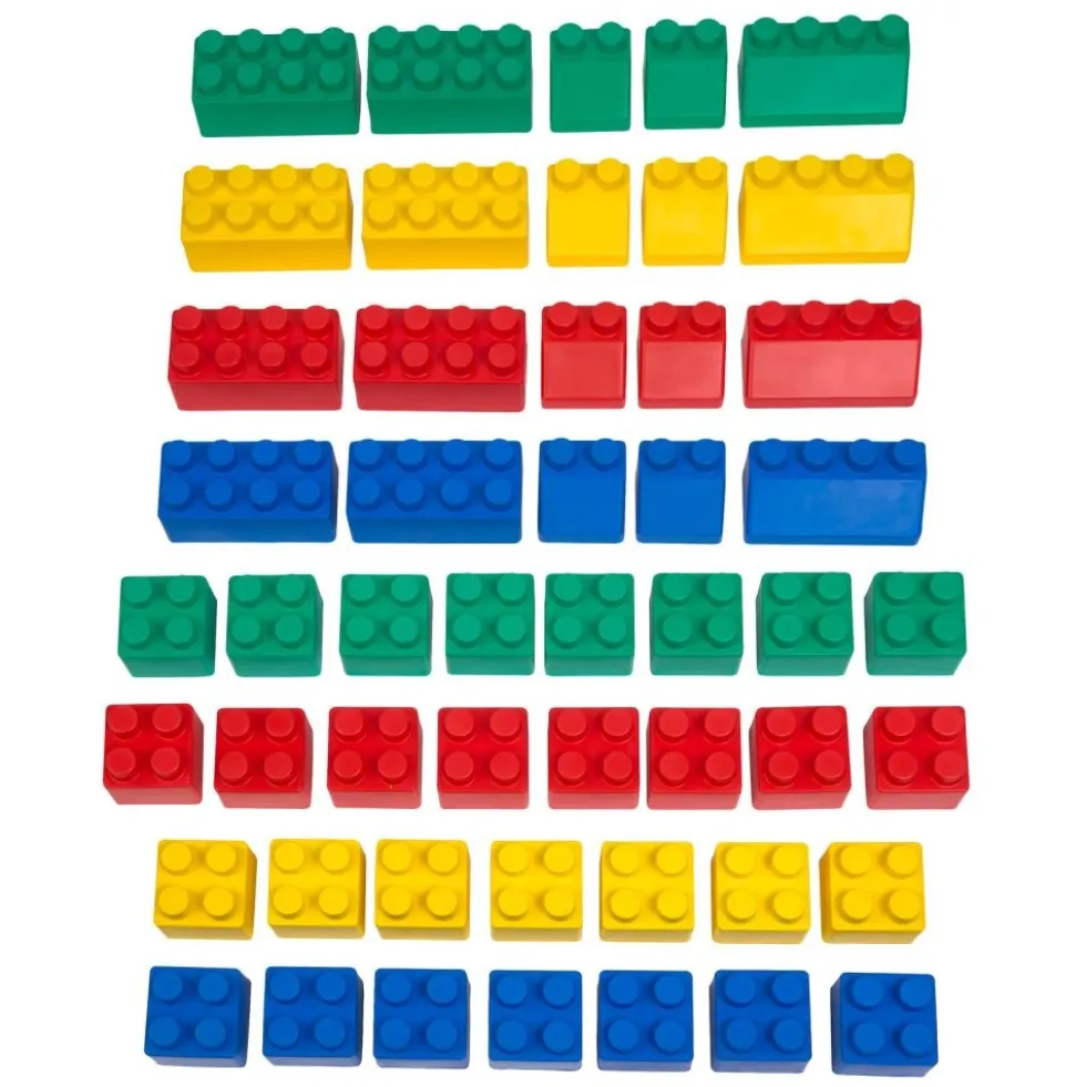 Super Soft Edublocks - 50 Pieces