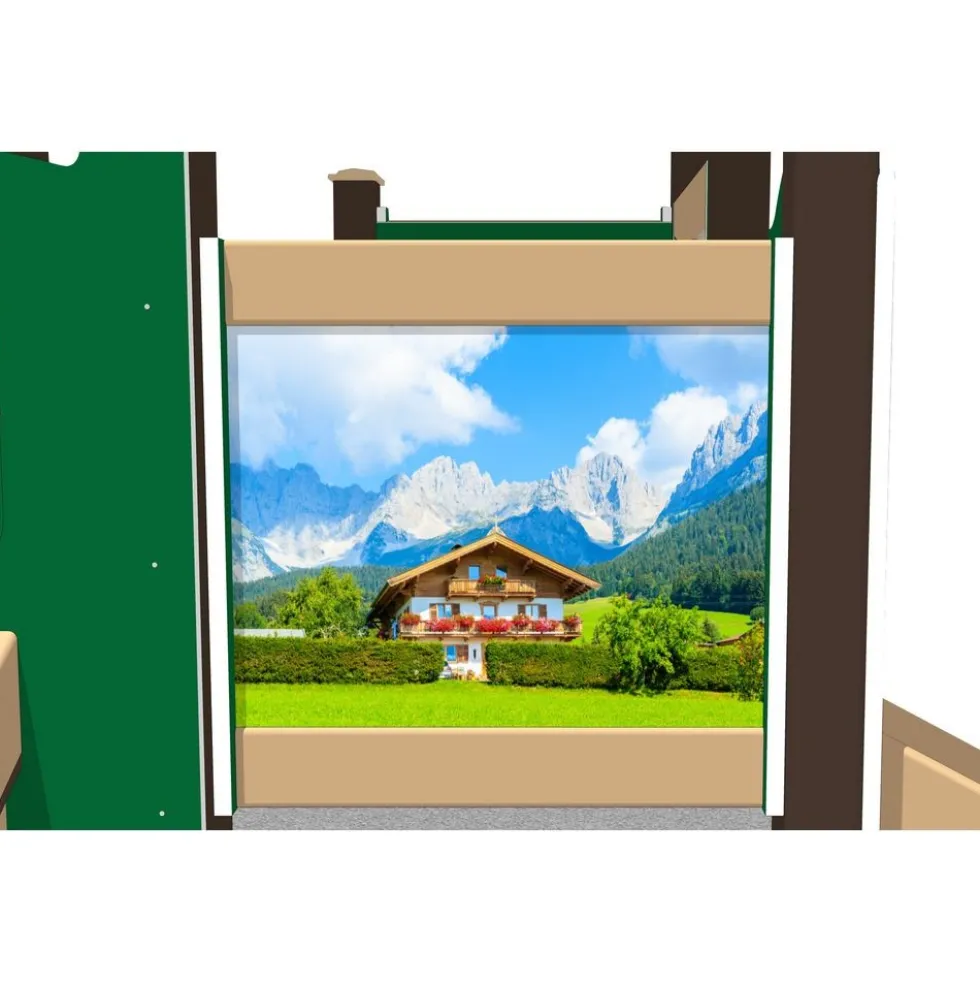 Swiss Chalet (Surface Mount Concrete)
