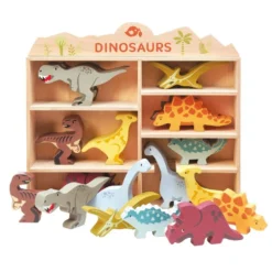 Tender Leaf® Dinosaurs Blocks - 8pcs w/ display