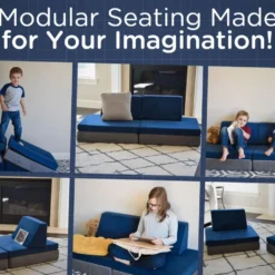 The Whatsit Modular Sofa - Gray/Navy