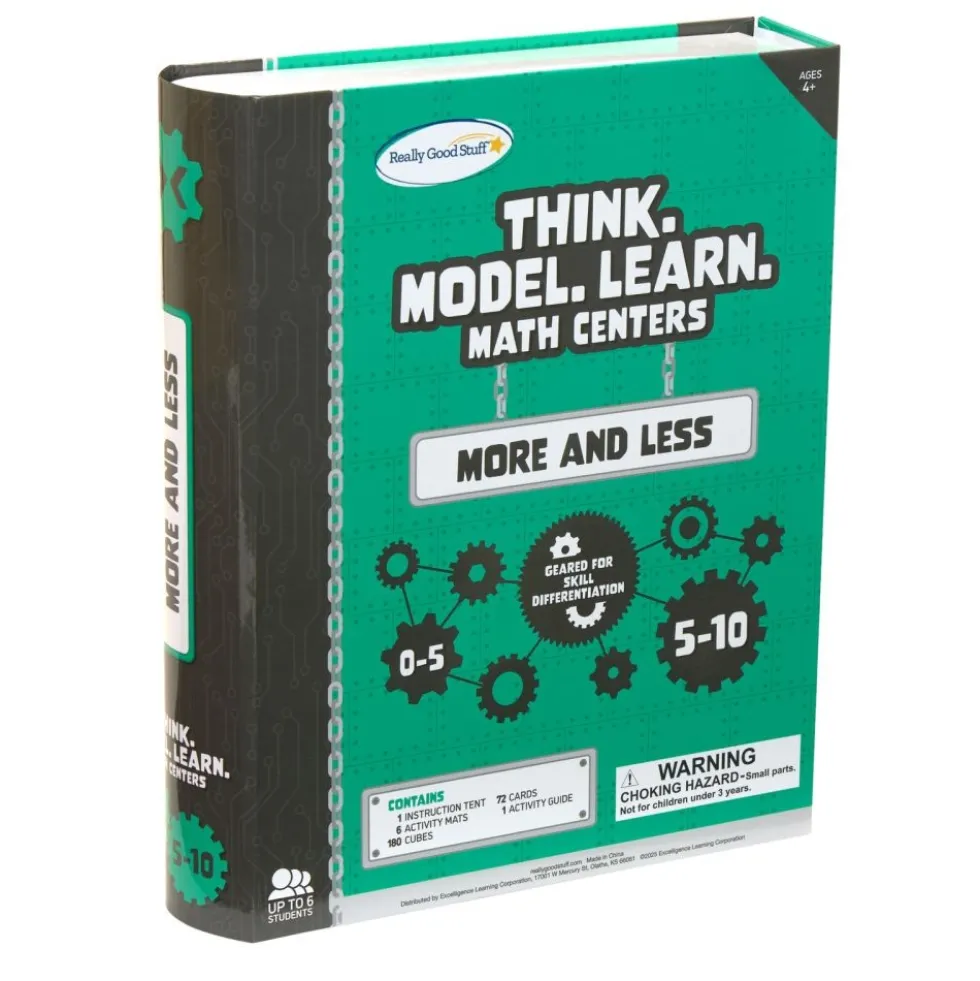 Think. Model. Learn.™ Math Center - PreK-TK - More and Less