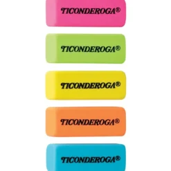 Ticonderoga® Neon Erasers - Set of 30