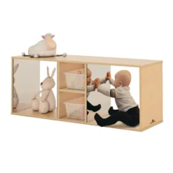 Toddler Discovery Crawl Through Cabinet