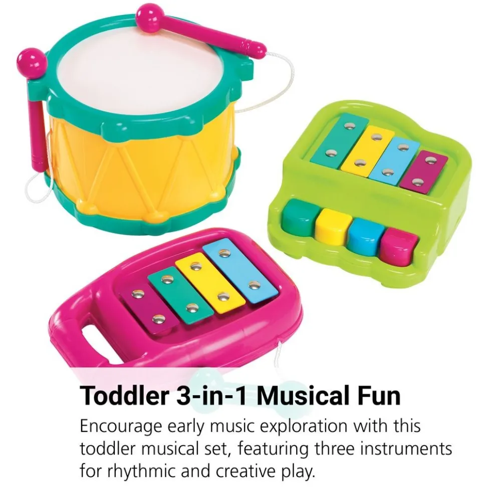 Toddler 3-in-1 Musical Set