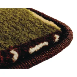 Tranquil Trees Green 6' Round KIDSoft Premium Carpet