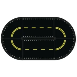 Trike Pedal Path with Stripes- Talladega Fast Track