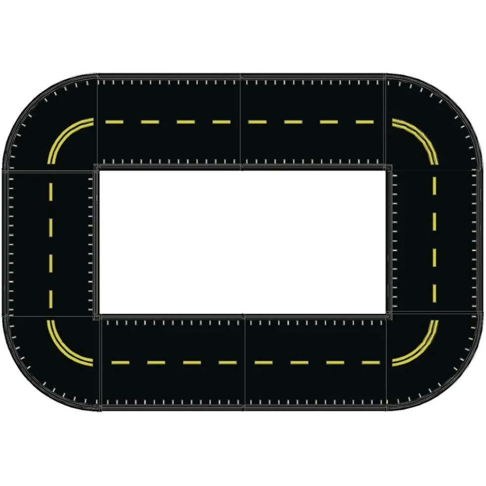 Trike Pedal Path with Stripes- Bristol Oval