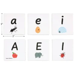 Uppercase & Lowercase Letter Tile Toppers Kit - 80pcs