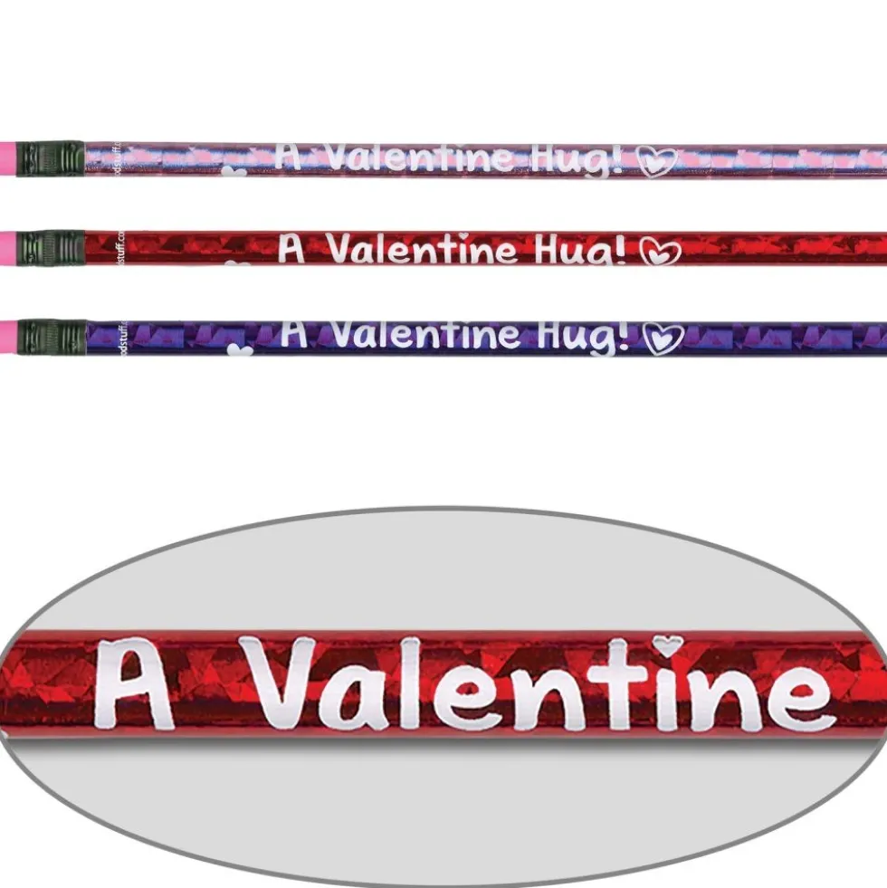 Valentine Hug From Your Teacher Pencils - 12 pencils