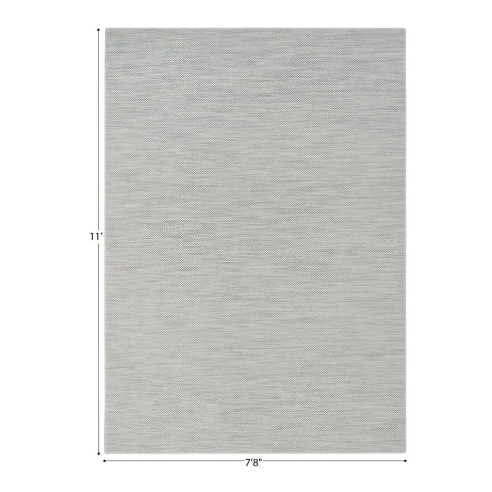 Water Mill 7'8" x 11" Indoor/Outdoor Rug in color Infusion