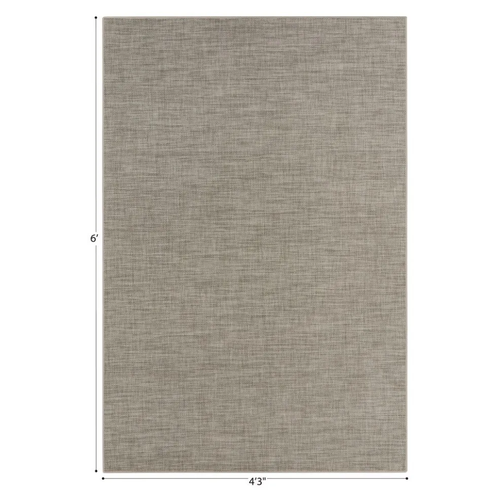 Water Mill 4'3" x 6' Indoor/Outdoor Rug in color Ridgeline
