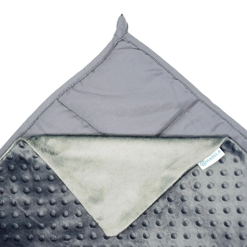 Weighted Grey Blanket - 10 lbs.