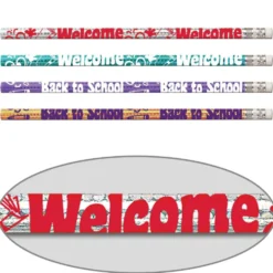 Welcome Back To School Pencils - 12 pencils