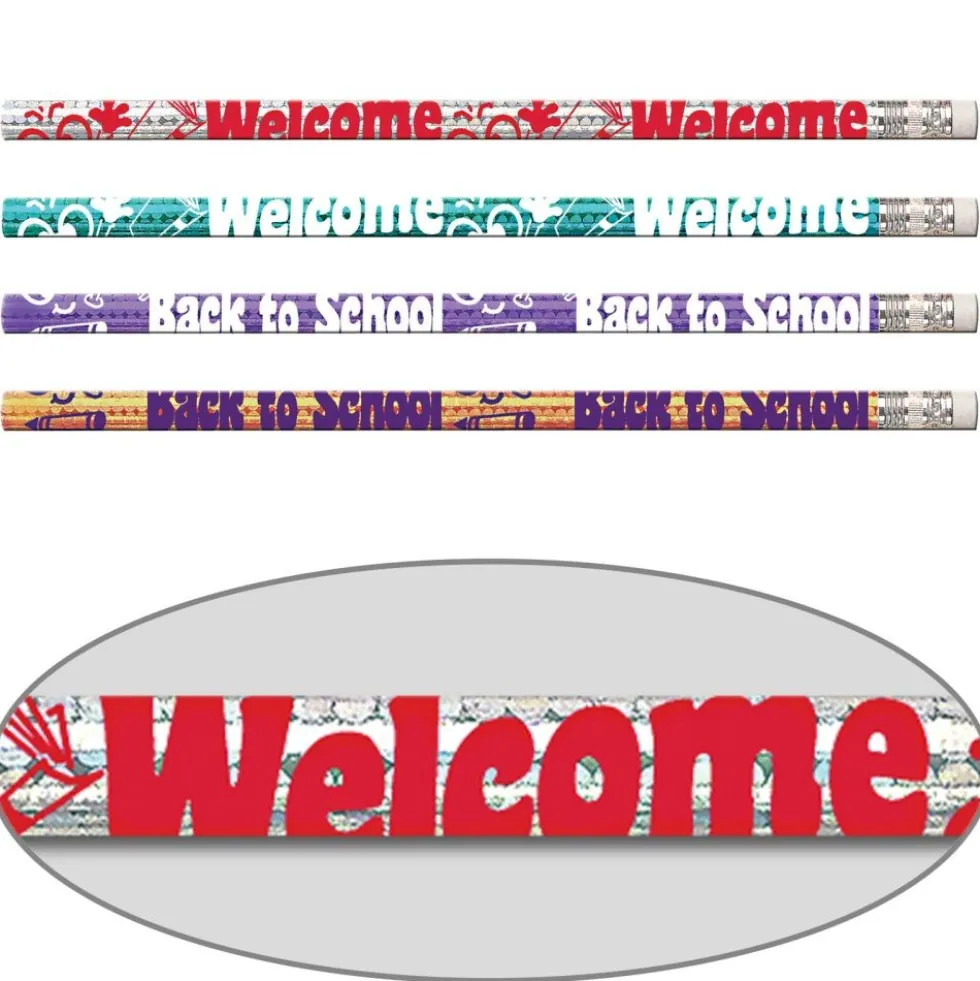 Welcome Back To School Pencils - 12 pencils